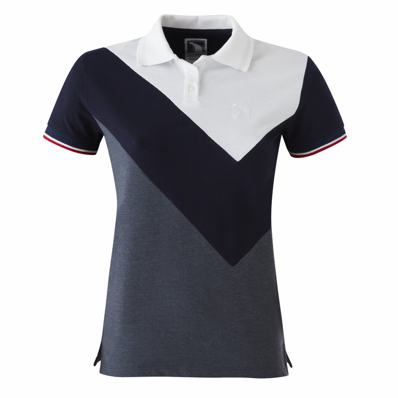 POLO FEMME TRICOLORE - CPR