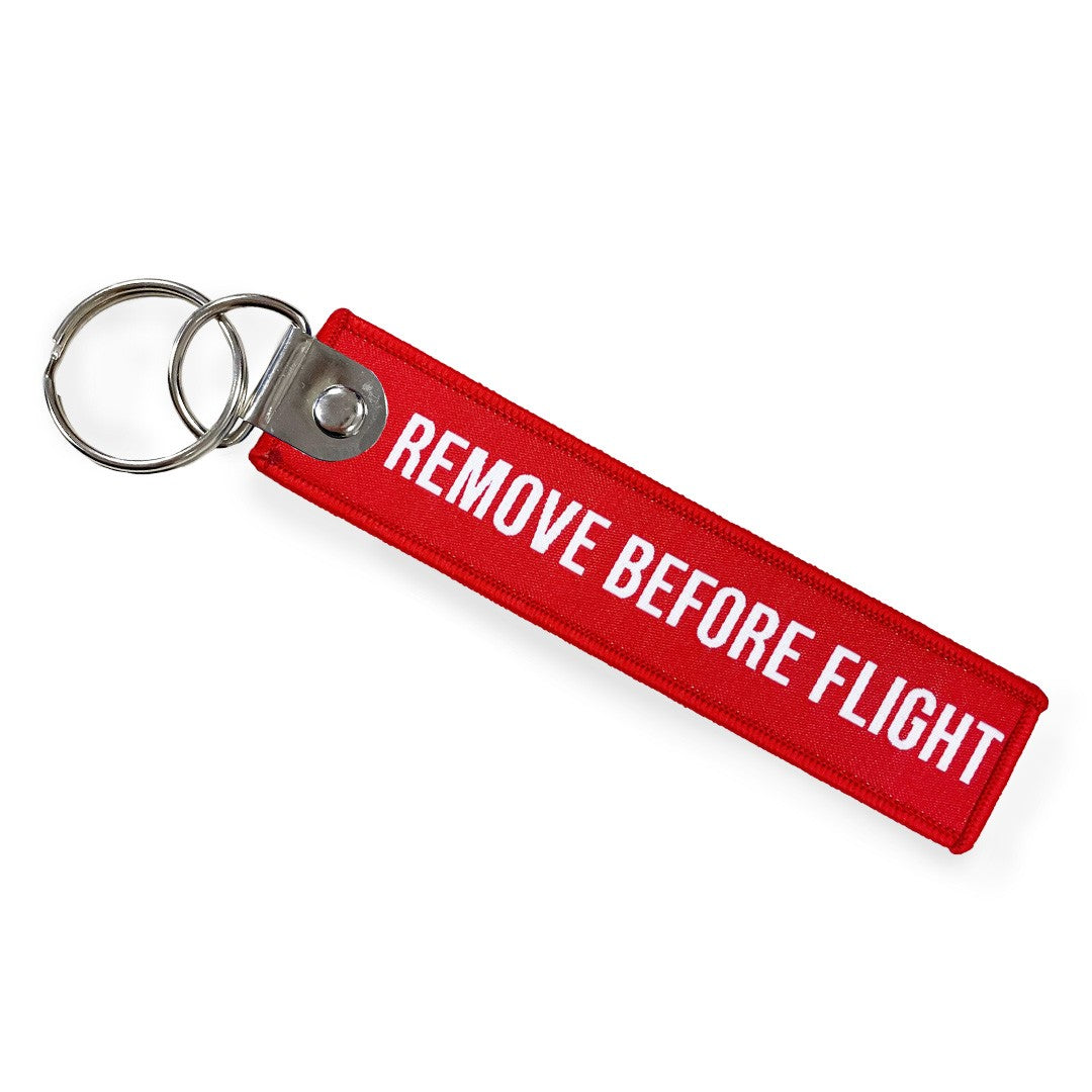 PORTE CLE REMOVE BEFORE FLIGHT AIDC